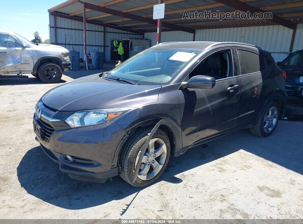 3CZRU6H77HM718521 2017 HONDA HR-V Black Передня ліва чверть