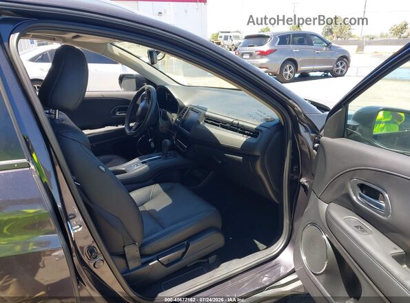 3CZRU6H77HM718521 2017 HONDA HR-V Black Вид салону спереду