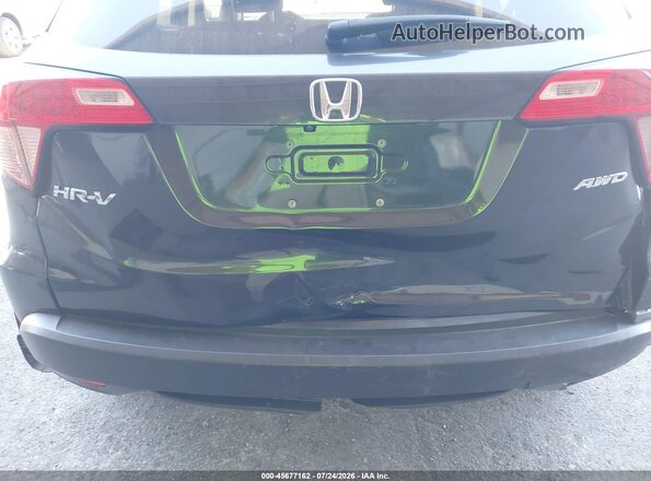 3CZRU6H77HM718521 2017 HONDA HR-V Black Вид спереду