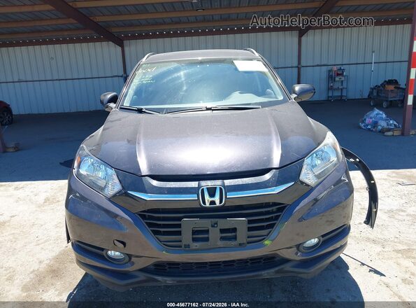 3CZRU6H77HM718521 2017 HONDA HR-V Black Вид задньої частини салону
