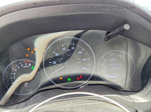 3CZRU6H77JM731372 2018 HONDA HR-V Silver Vista del cuadro de instrumentos