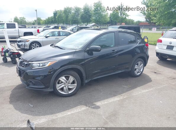 3CZRU6H77KM724519 2019 HONDA HR-V Черный Передняя левая четверть