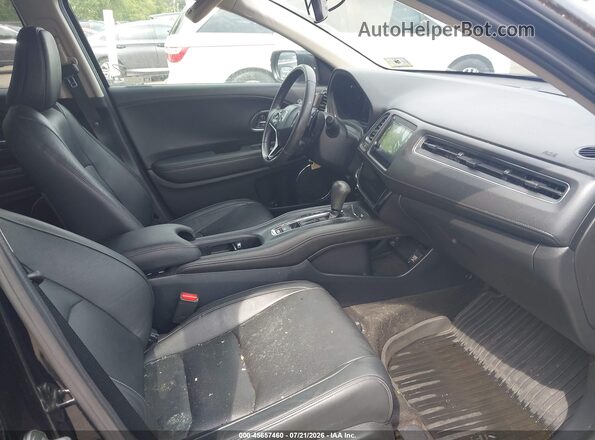 3CZRU6H77KM724519 2019 HONDA HR-V Черный Вид салона спереди