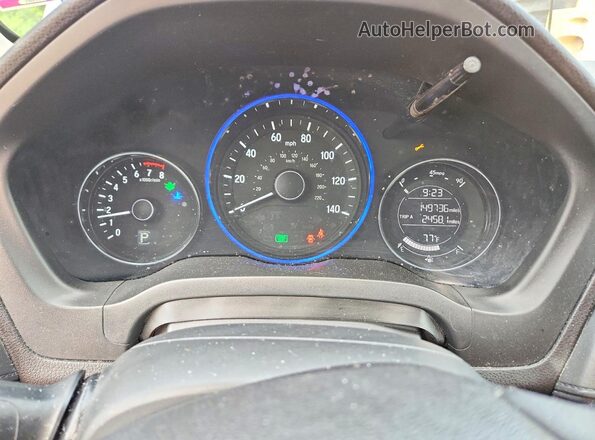 3CZRU6H78HM717457 2017 HONDA HR-V Черный Вид щитка приборов