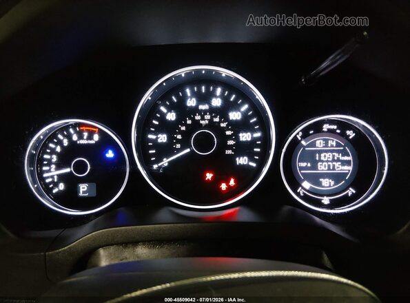 3CZRU6H78JM719778 2018 HONDA HR-V Blue Вид задніх сидінь