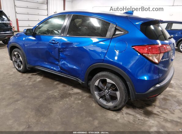 3CZRU6H78JM719778 2018 HONDA HR-V Blue Задня ліва чверть