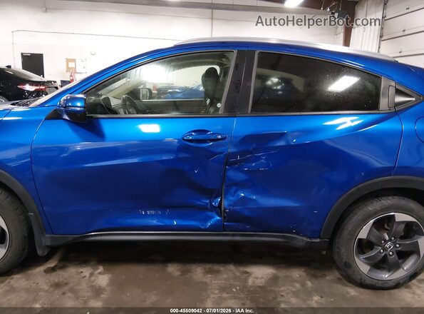 3CZRU6H78JM719778 2018 HONDA HR-V Blue Вид спереду
