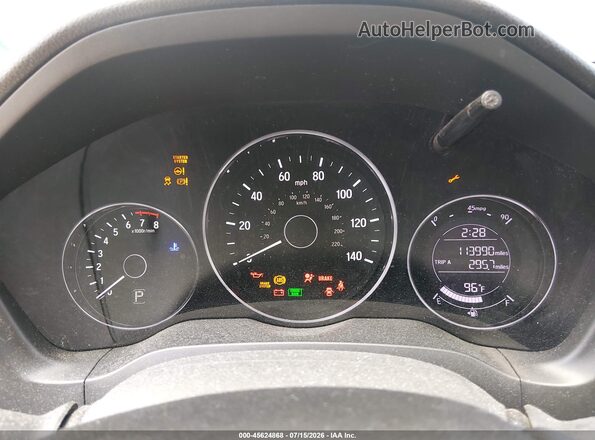3CZRU6H78JM724219 2018 HONDA HR-V White Հետևի նստատեղերի տեսք
