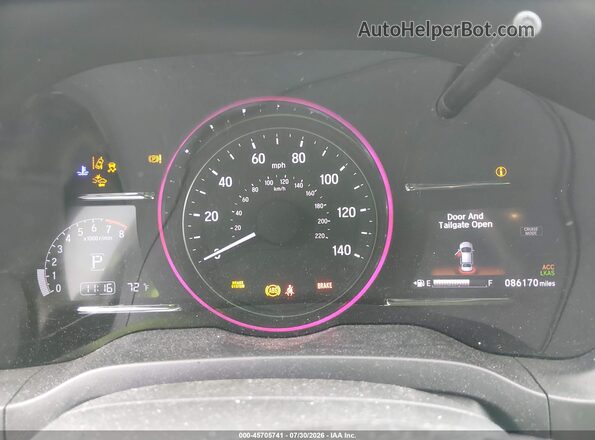 3CZRU6H78KM709205 2019 HONDA HR-V White Вид задніх сидінь