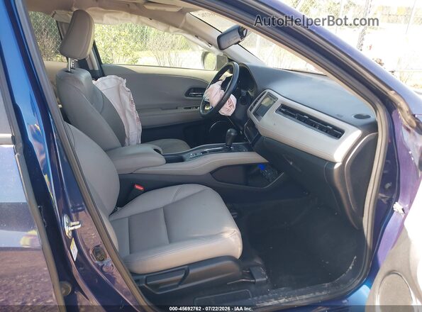3CZRU6H79GM770943 2016 HONDA HR-V Blue Widok wnętrza z przodu