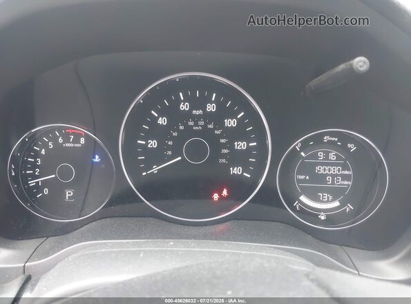 3CZRU6H79HM728113 2017 HONDA HR-V Gray Widok tylnych siedzeń
