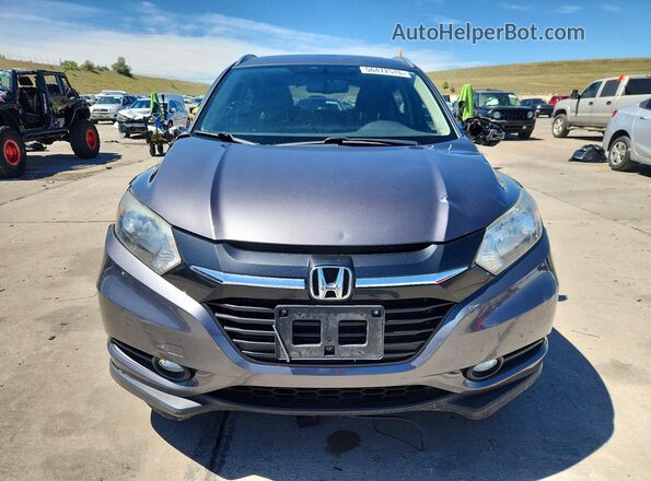 3CZRU6H79JM718798 2018 HONDA HR-V Gray წინა ხედი