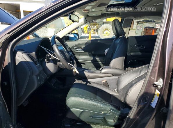 3CZRU6H79MM729708 2021 HONDA HR-V Purple Front interior view