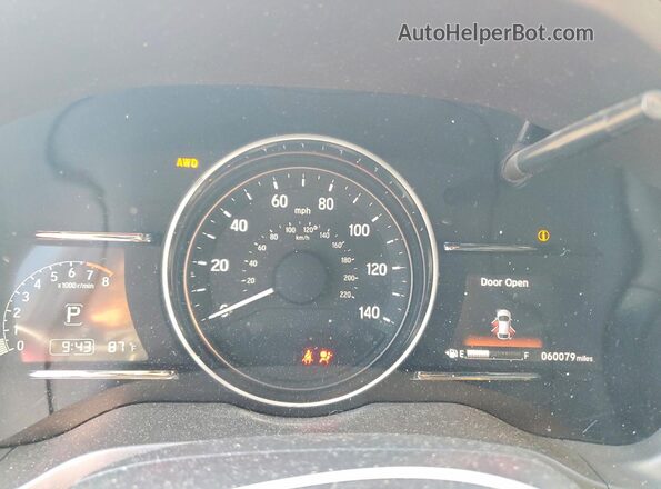 3CZRU6H79MM729708 2021 HONDA HR-V Purple Instrument cluster view