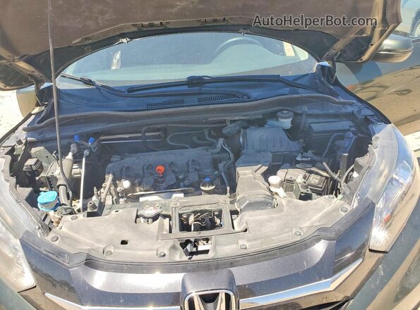 3CZRU6H7XGM745632 2016 HONDA HR-V Green Вид підкапотного простору