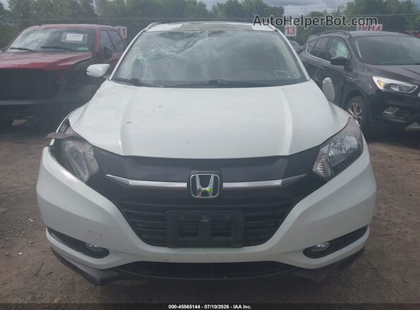 3CZRU6H7XHM734180 2017 HONDA HR-V White Вид щитка приладів