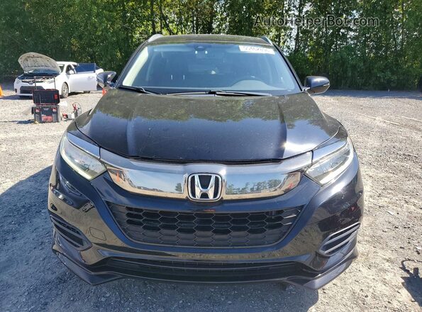 3CZRU6H93KM717293 2019 HONDA HR-V Black Widok z przodu