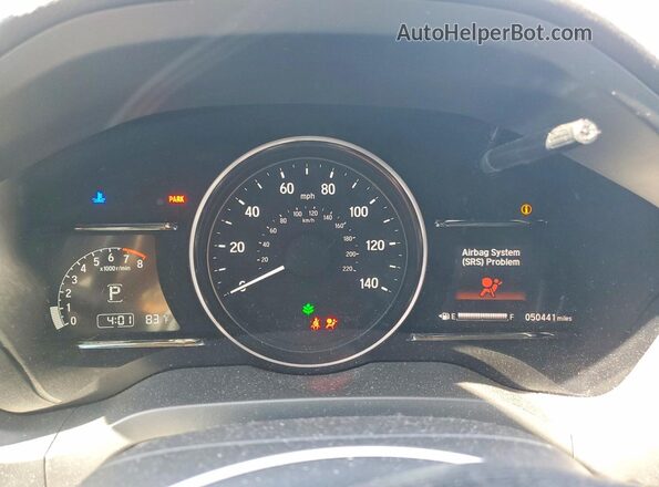 3CZRU6H93KM717293 2019 HONDA HR-V Black Widok zestawu wskaźników