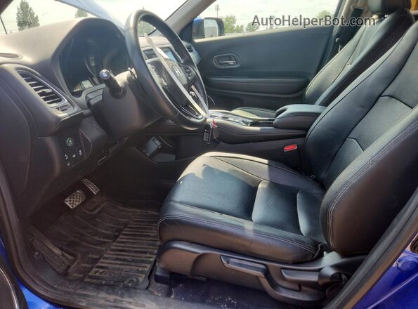 3CZRU6H96KM108182 2019 HONDA HR-V Blue წინა სალონის ხედი