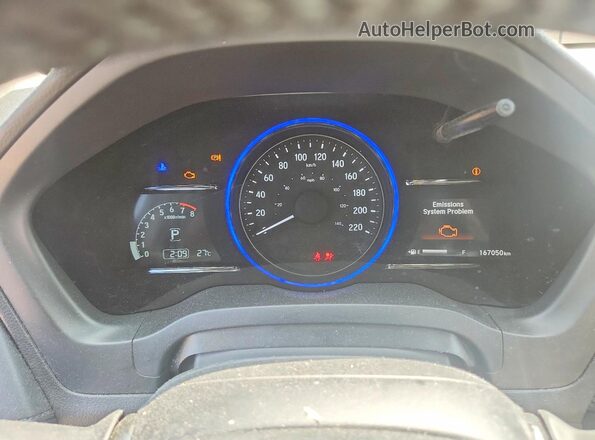 3CZRU6H96KM108182 2019 HONDA HR-V Blue ხელსაწყოთა პანელის ხედი