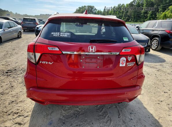 3CZRU6H97LM707898 2020 HONDA HR-V Red Вид ззаду