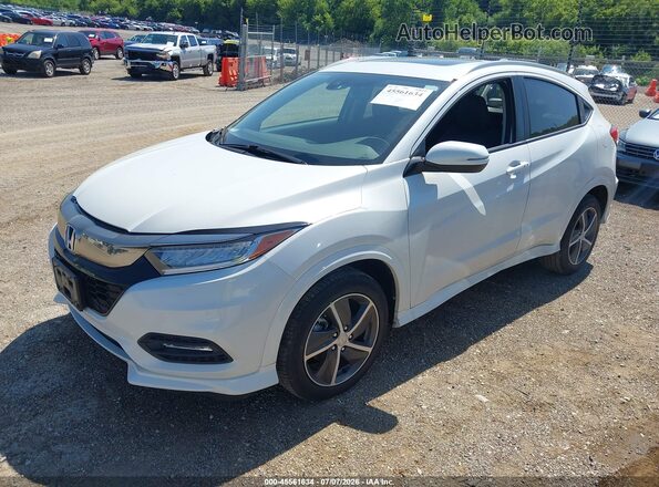 3CZRU6H98KM711408 2019 HONDA HR-V Белый Передняя левая четверть