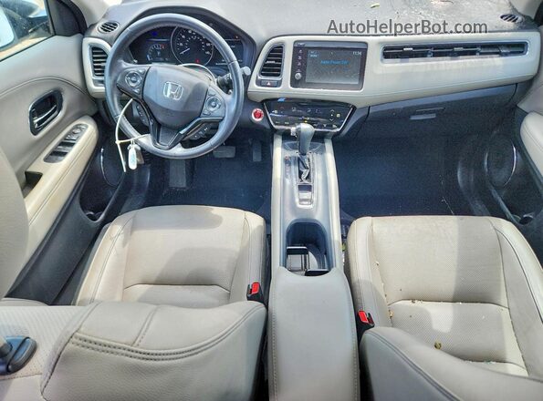 3CZRU6H98KM714910 2019 HONDA HR-V White Առջևի վահանակի տեսք
