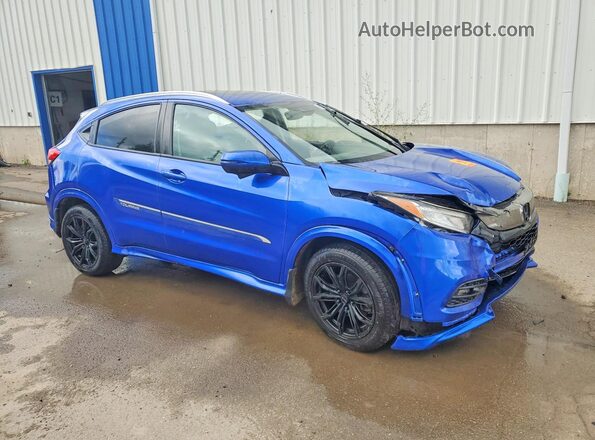 3CZRU6H99KM104238 2019 HONDA HR-V Blue Передня права чверть