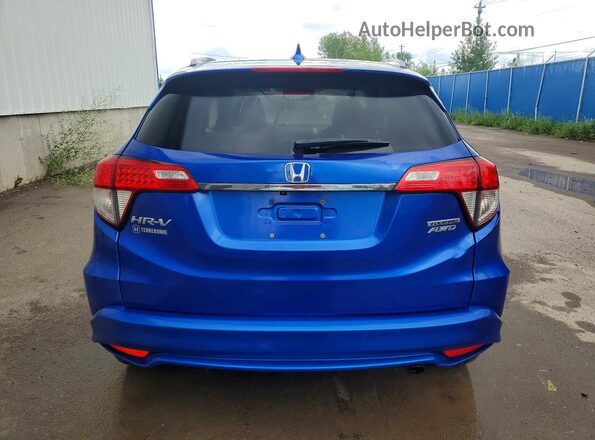 3CZRU6H99KM104238 2019 HONDA HR-V Blue Вид ззаду