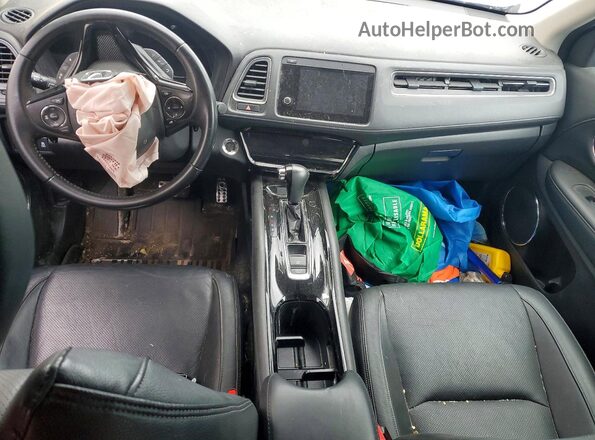 3CZRU6H99KM104238 2019 HONDA HR-V Blue Вид панелі приладів