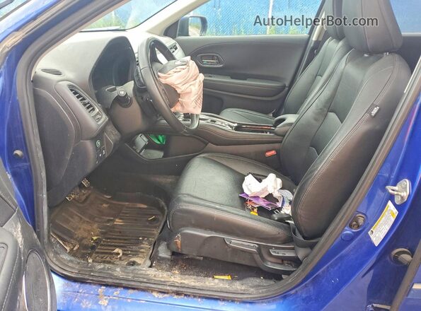 3CZRU6H99KM104238 2019 HONDA HR-V Blue Вид салону спереду