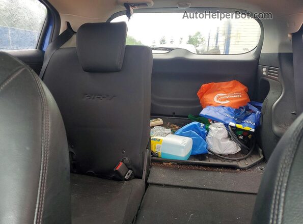 3CZRU6H99KM104238 2019 HONDA HR-V Blue Вид задніх сидінь