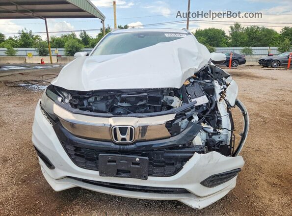 3CZRU6H9XKM704735 2019 HONDA HR-V White Front view