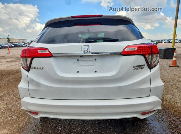 3CZRU6H9XKM704735 2019 HONDA HR-V White Rear view