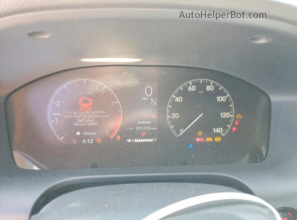 3CZRZ1H30SM740580 2025 HONDA HR-V Black Սարքավորումների վահանակի տեսք