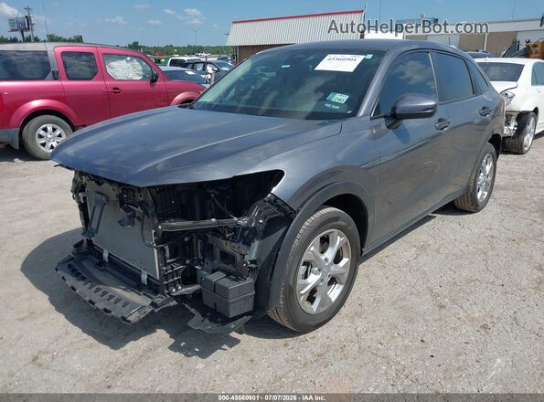3CZRZ1H31SM727370 2025 HONDA HR-V Gray Առջևի ձախ երեք քառորդ տեսարան