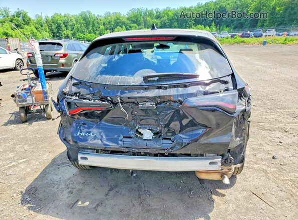 3CZRZ1H32RM750747 2024 HONDA HR-V Black Widok z tyłu