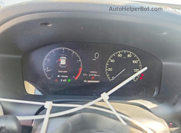 3CZRZ1H33PM742623 2023 HONDA HR-V Gray Вид щитка приладів