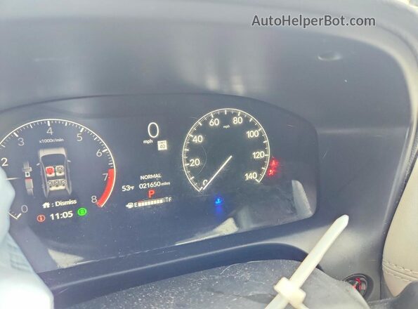 3CZRZ1H33SM737351 2025 HONDA HR-V Gray Instrument cluster view