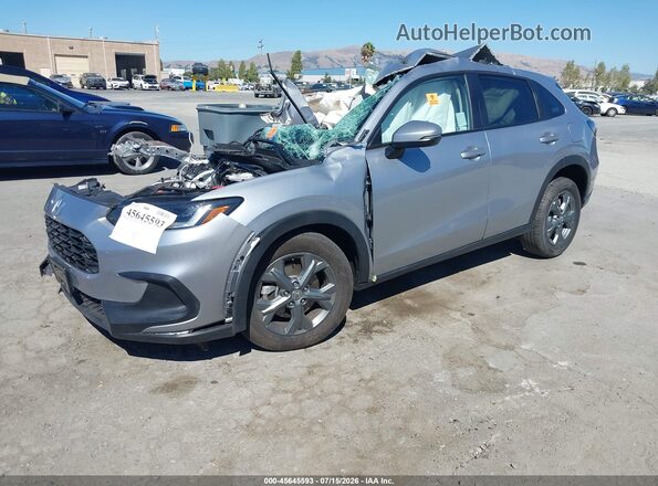 3CZRZ1H33TM728134 2026 HONDA HR-V Silver Առջևի ձախ երեք քառորդ տեսարան