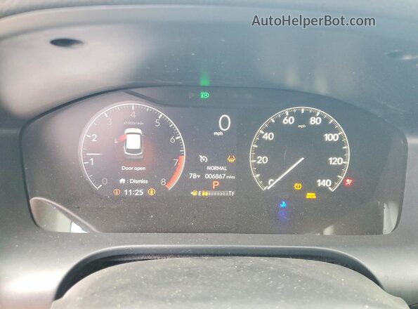 3CZRZ1H34TM720253 2026 HONDA HR-V Gray Вид щитка приладів