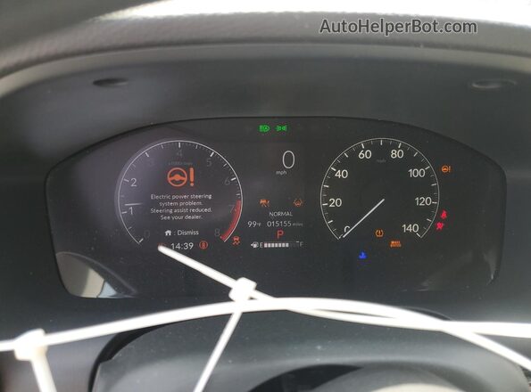 3CZRZ1H35RM701221 2024 HONDA HR-V Blue Instrument cluster view