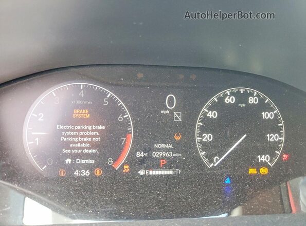 3CZRZ1H35SM737304 2025 HONDA HR-V Серый Вид щитка приборов