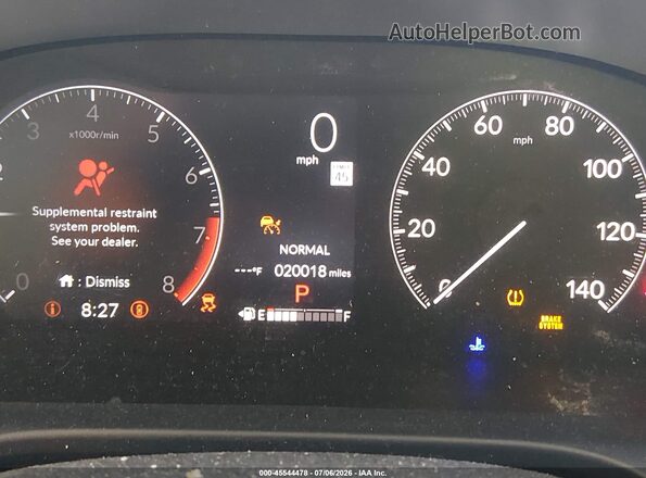 3CZRZ1H37SM751592 2025 HONDA HR-V Light Blue Вид задніх сидінь