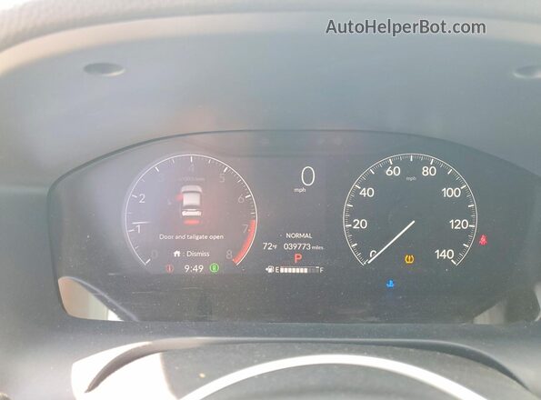 3CZRZ1H38PM707768 2023 HONDA HR-V Blue Սարքավորումների վահանակի տեսք