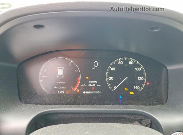 3CZRZ1H39SM732039 2025 HONDA HR-V White Սարքավորումների վահանակի տեսք