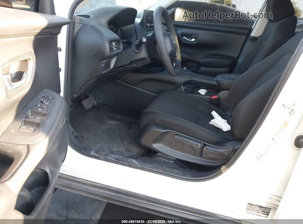 3CZRZ1H3XPM709540 2023 HONDA HR-V White Widok wnętrza z przodu