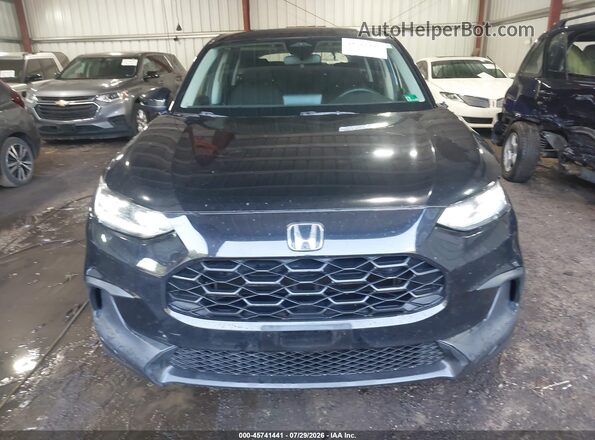 3CZRZ1H3XPM709781 2023 HONDA HR-V Black ხელსაწყოთა პანელის ხედი