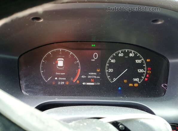 3CZRZ1H50PM720600 2023 HONDA HR-V Red Instrument cluster view