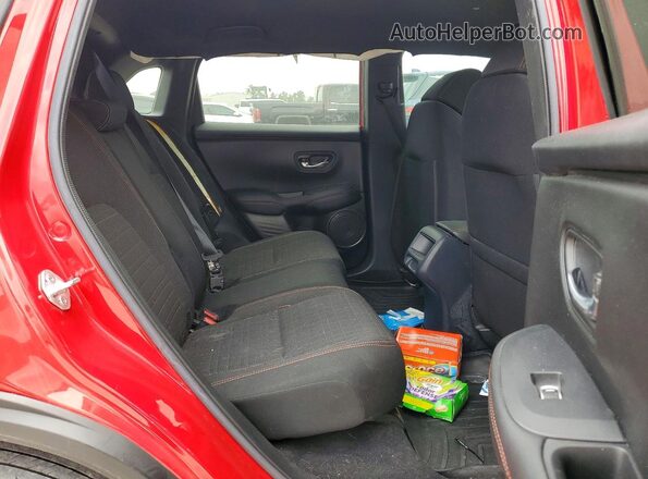 3CZRZ1H50PM720600 2023 HONDA HR-V Red Rear interior view
